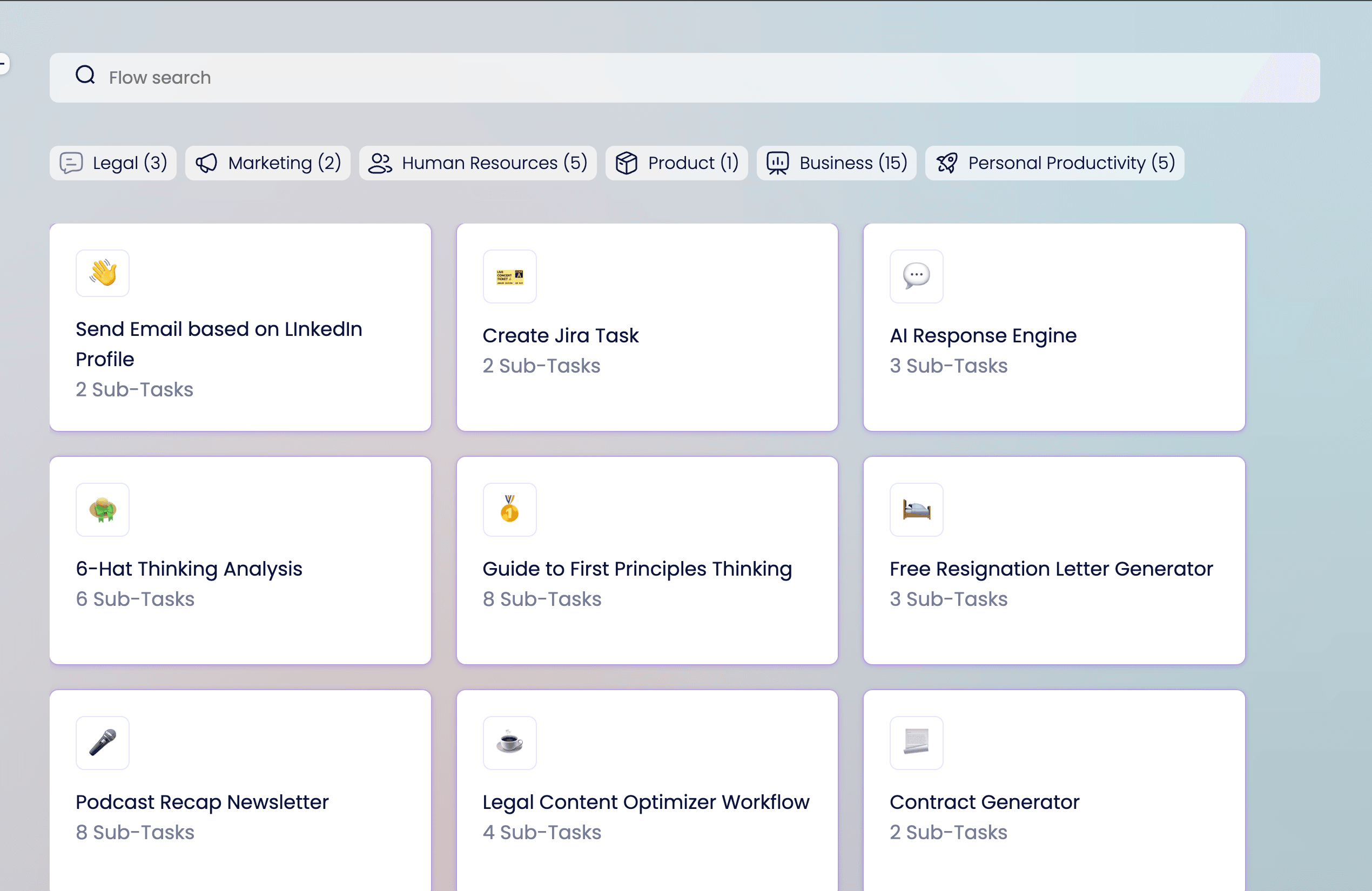 Workflow Templates Store